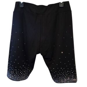 NWT Vocal black XL black bling bike short